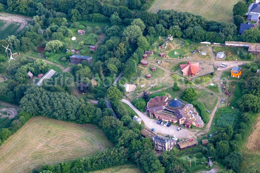 Aerial image Glücksburg - Building complex of the education and training center artefact gGmbH in Gluecksburg in the state Schleswig-Holstein, Germany