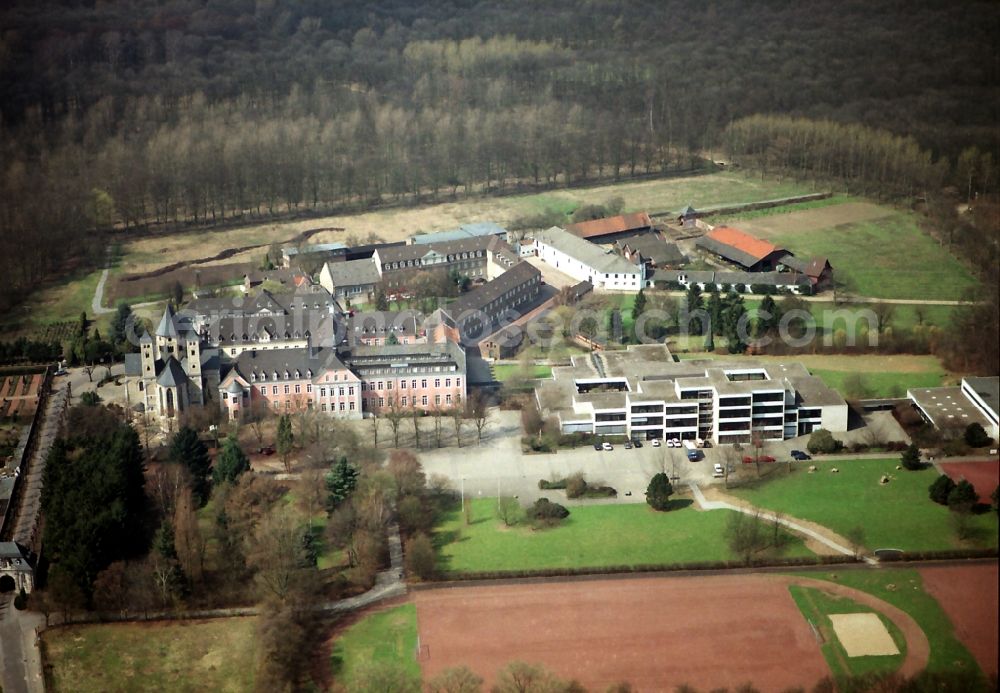 Aerial photograph Dormagen - Complex of buildings of the monastery in the district Knechtsteden in Dormagen in the state North Rhine-Westphalia, Germany