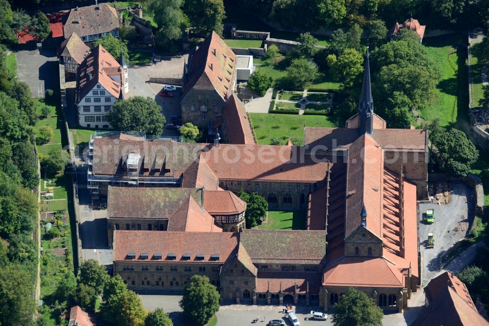 Aerial photograph Maulbronn - Complex of buildings of the monastery Am Klosterhof in Maulbronn in the state Baden-Wuerttemberg