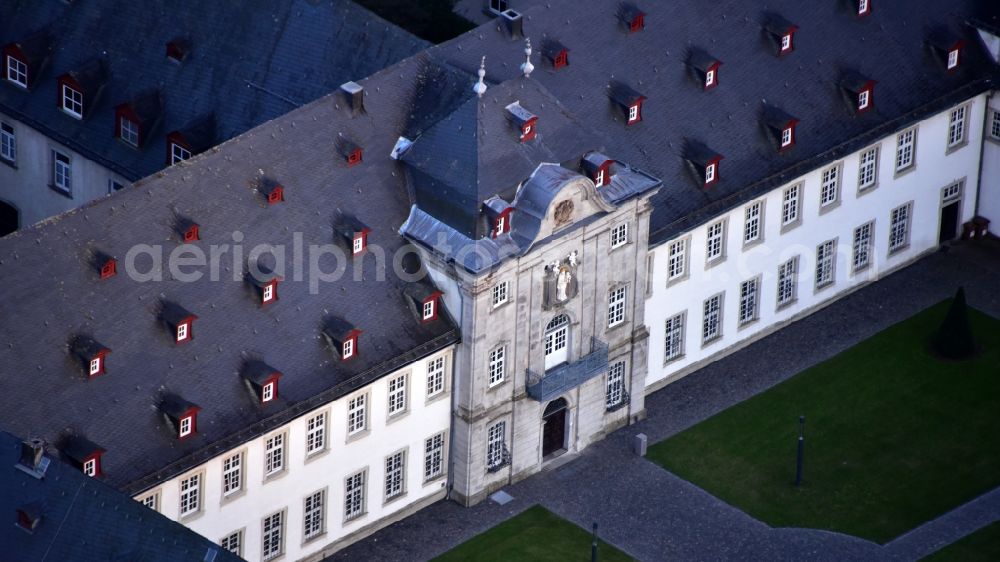 Aerial photograph Streithausen - Complex of buildings of the monastery and Abtei in the district Marienstatt in Streithausen in the state Rhineland-Palatinate, Germany