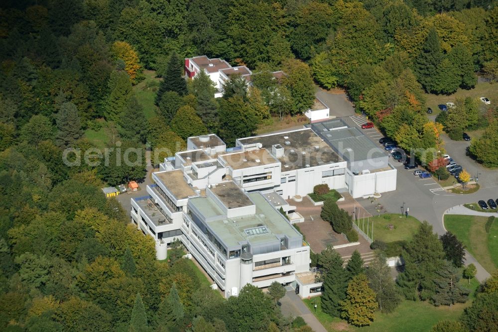 Heidelberg from above - Building complex of the Max-Planck-Institut fuer Astronomie in Heidelberg in the state Baden-Wuerttemberg