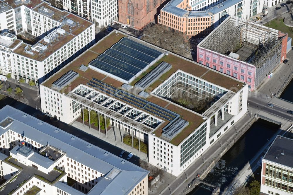 Berlin from the bird's eye view: Building complex of the Ministry of Foreign Affairs in the district Mitte in Berlin