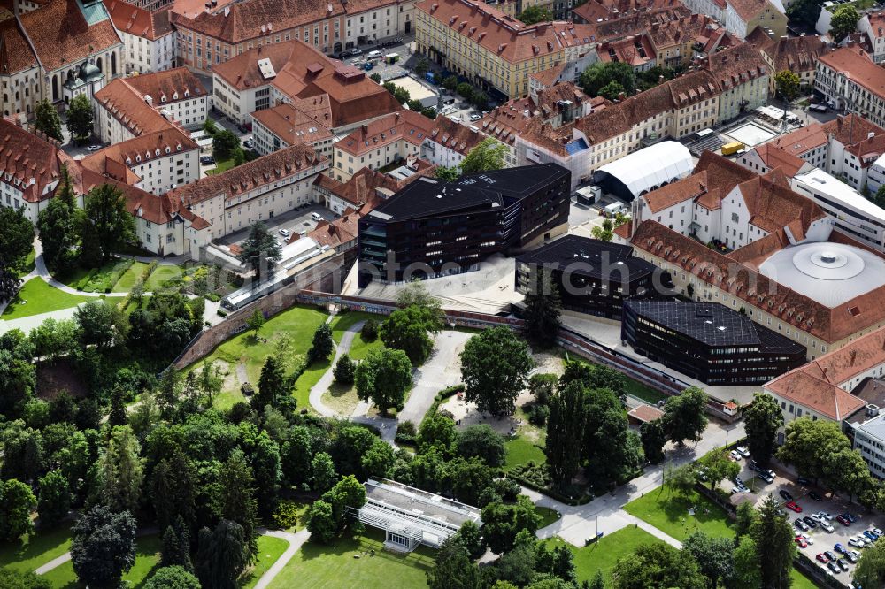 Aerial photograph Graz - Building complex Pfauengarten in Graz in Steiermark, Austria