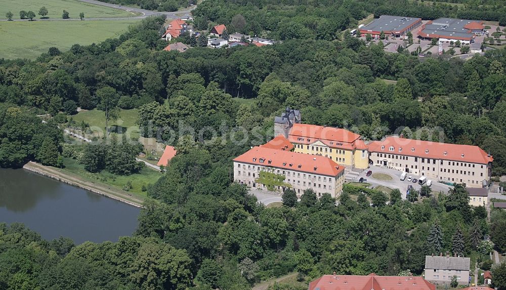 Aerial photograph Ballenstedt - Building complex in the park of the castle in Ballenstedt in the state Saxony-Anhalt, Germany