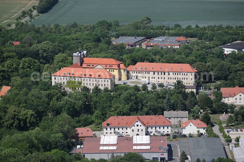 Aerial image Ballenstedt - Building complex in the park of the castle in Ballenstedt in the state Saxony-Anhalt, Germany