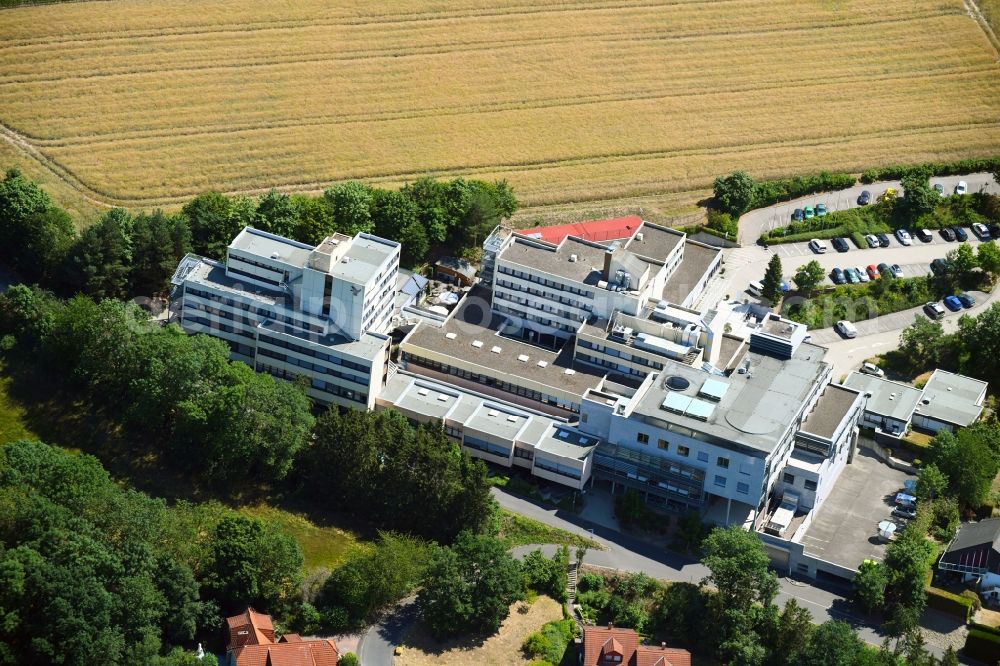 Aerial photograph Rotenburg an der Fulda - Building complex of the education and training center of BKK Akademie in Rotenburg an der Fulda in the state Hesse, Germany
