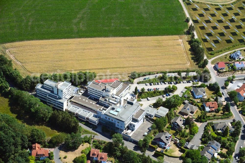 Rotenburg an der Fulda from the bird's eye view: Building complex of the education and training center of BKK Akademie in Rotenburg an der Fulda in the state Hesse, Germany