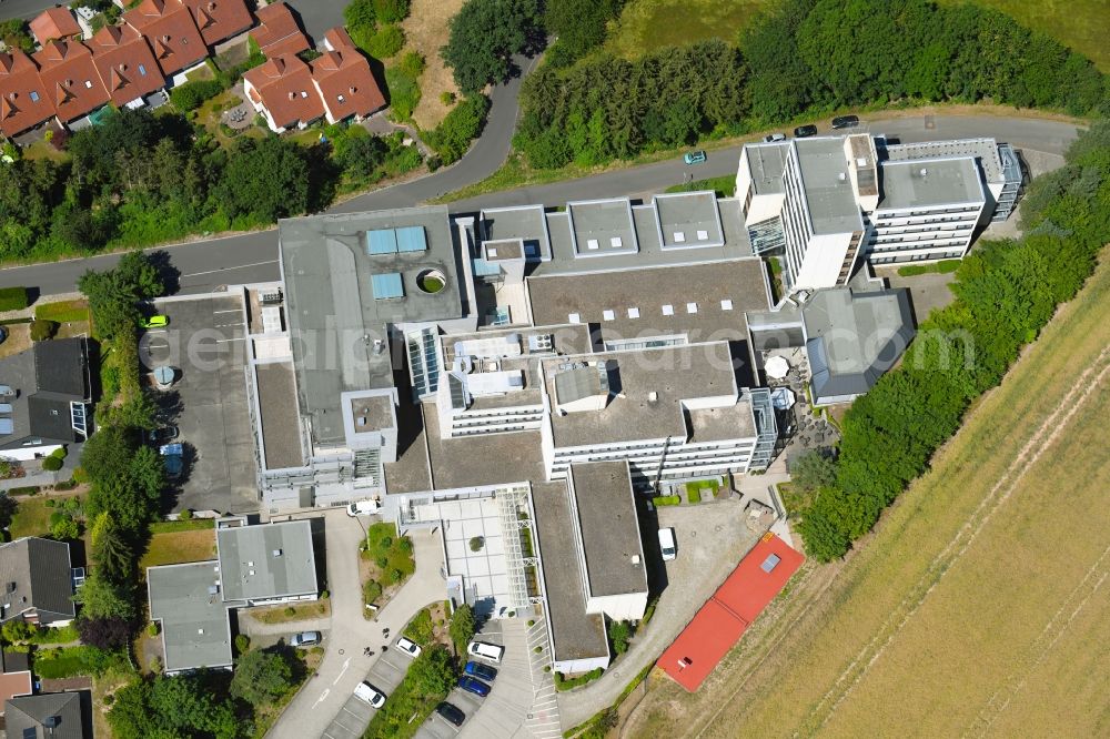 Aerial photograph Rotenburg an der Fulda - Building complex of the education and training center of BKK Akademie in Rotenburg an der Fulda in the state Hesse, Germany