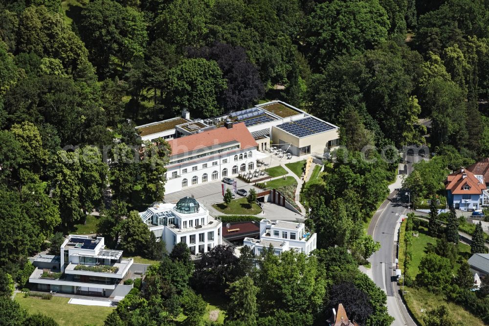Aerial image Linz - Building complex of the education and training center Jaegermayrhof in Linz in Oberoesterreich, Austria