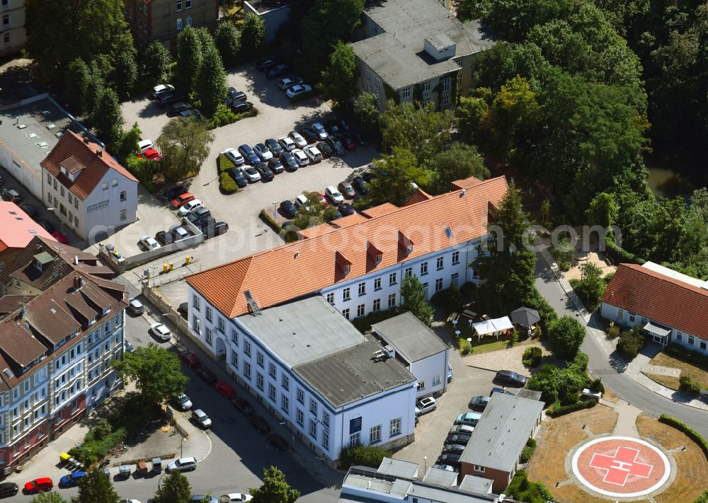 Braunschweig from the bird's eye view: Building complex of the education and training center of Dr. Morgenstern Schulen on Freisestrasse in Brunswick in the state Lower Saxony, Germany