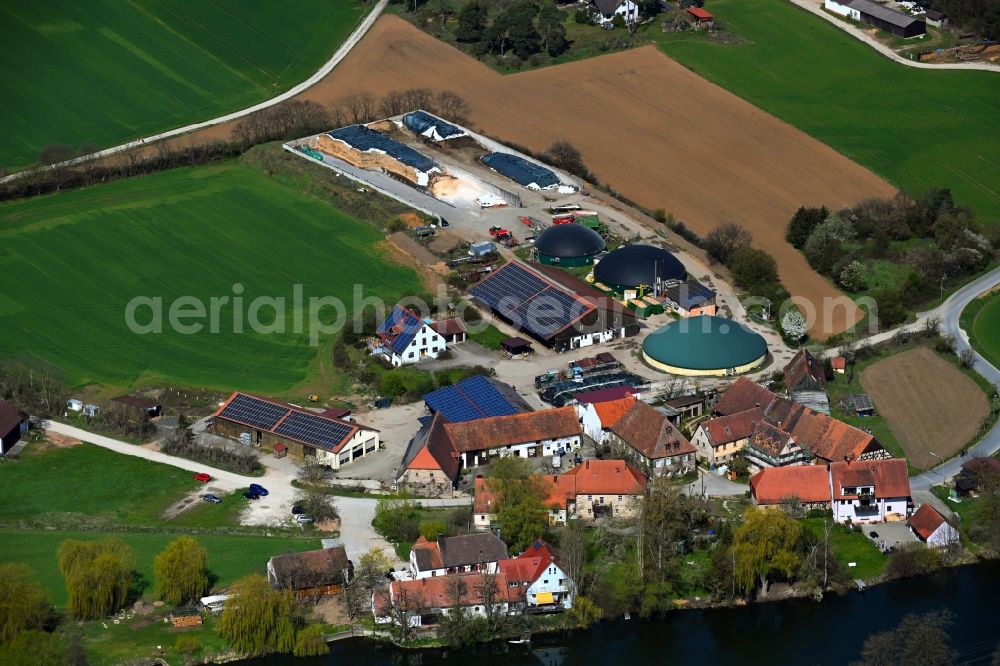 Aerial photograph Möhrendorf - Homestead of a farm in Moehrendorf in the state Bavaria, Germany