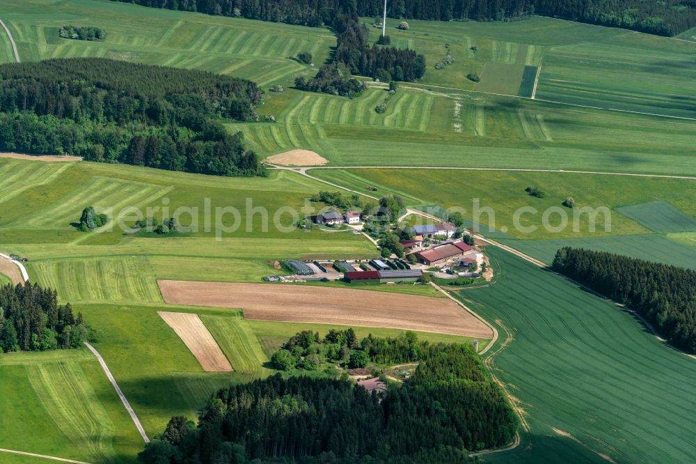 Aerial photograph Renquishausen - Homestead of a farm in Renquishausen in the state Baden-Wuerttemberg, Germany