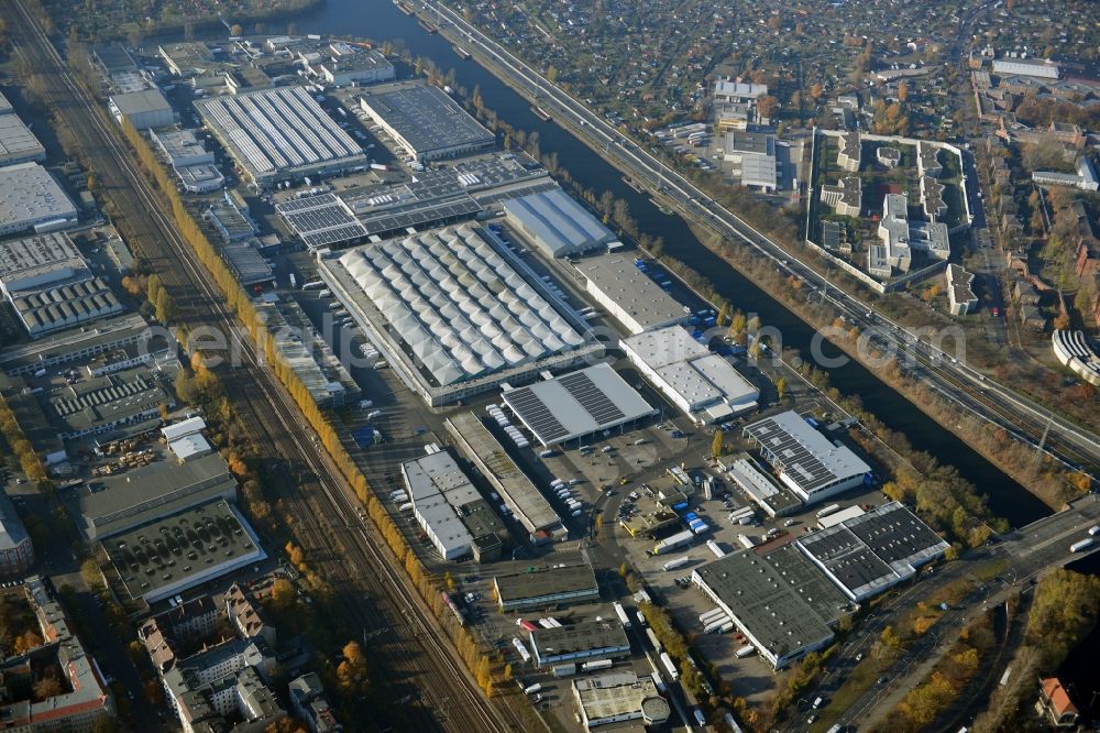 Berlin from the bird's eye view: View of at the site of the Berlin wholesale market at the Beusselstrasse in Berlin