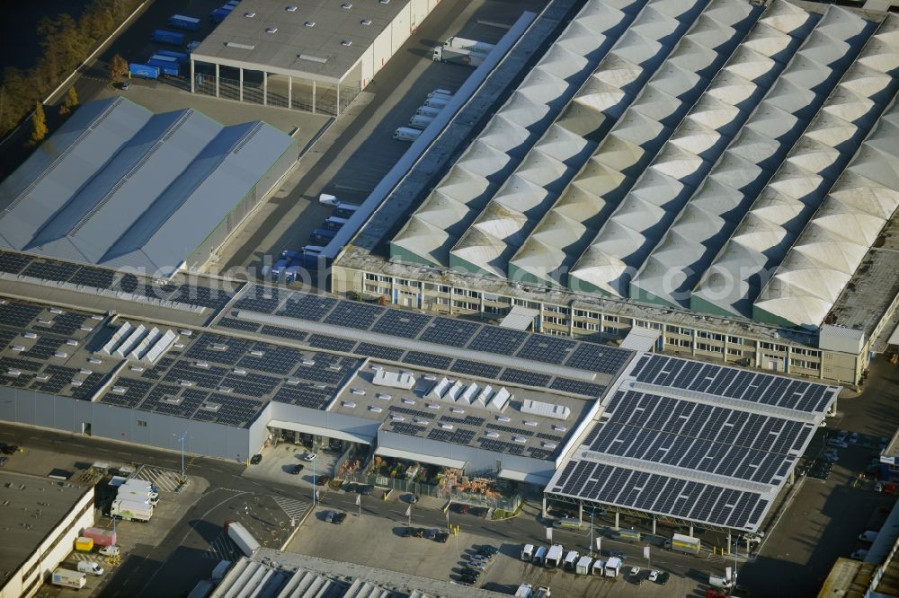 Berlin from the bird's eye view: View of at the site of the Berlin wholesale market at the Beusselstrasse in Berlin