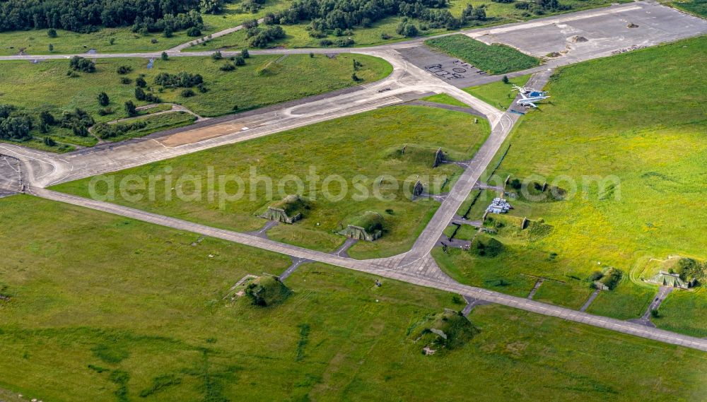 Aerial image Peenemünde - Site of the airfield Peenemunde on the Baltic coast of the island of Usedom in Mecklenburg-Western Pomerania