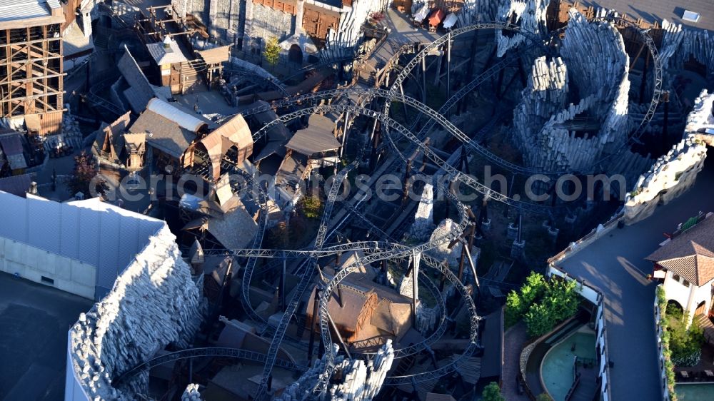 Aerial image Brühl - Grounds of the Phantasialand theme park in Bruehl in the Rhineland in the state of North Rhine-Westphalia
