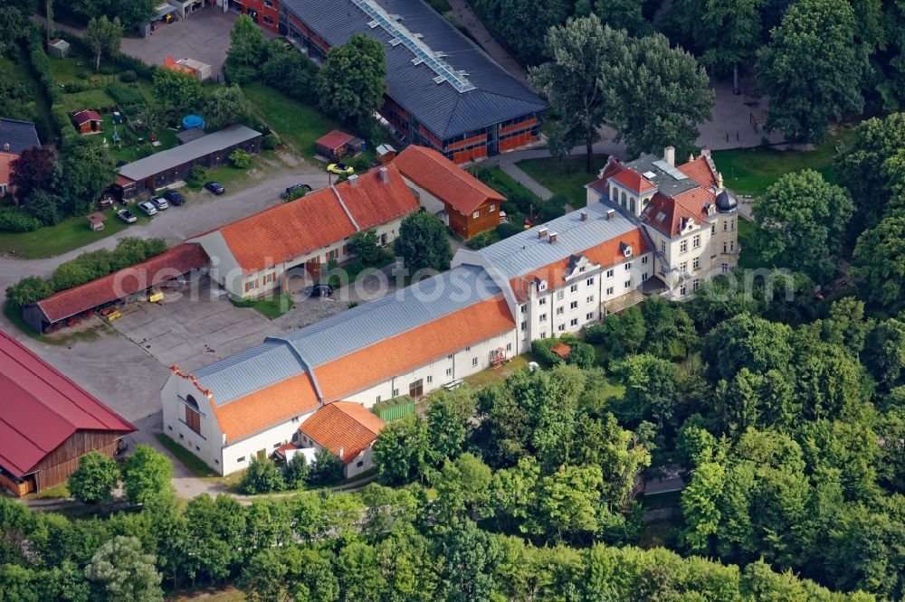 Aerial photograph Starnberg - School building of the Munich International School in Starnberg in the state Bavaria, Germany