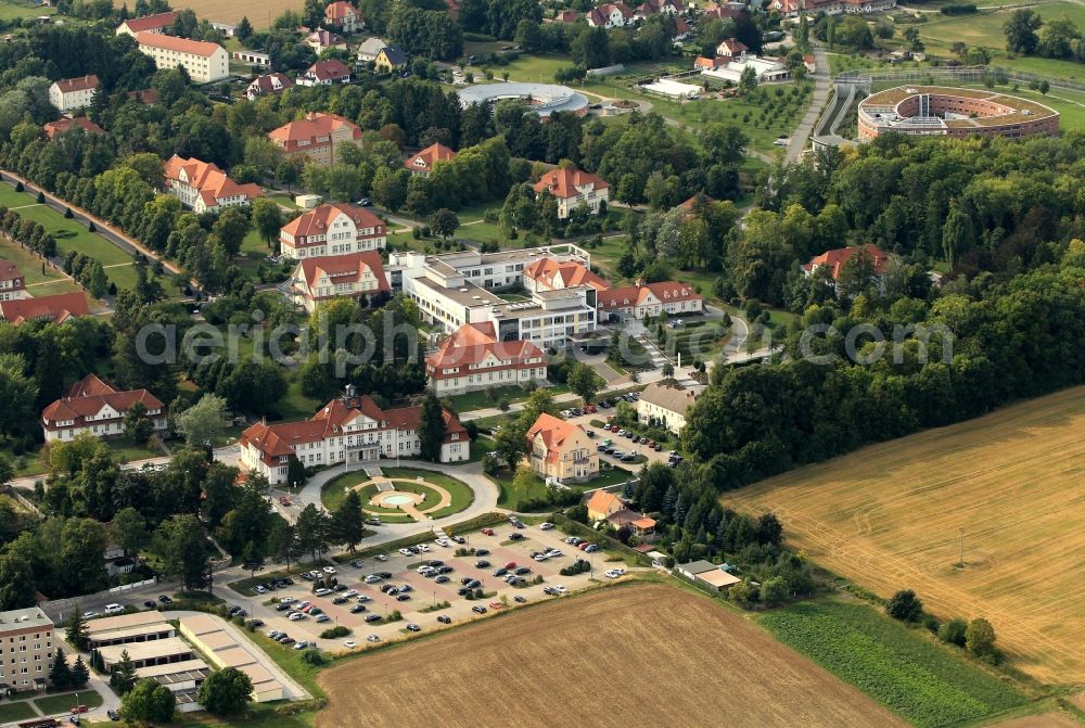 Mühlhausen from the bird's eye view: New building of Hainich Hospital in Thuringia