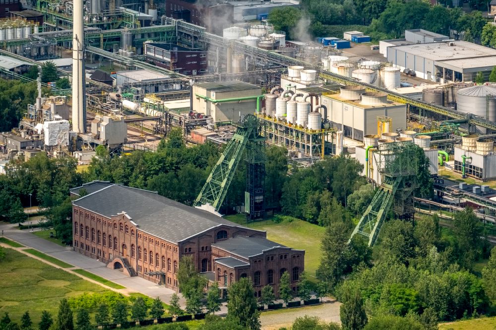 Aerial image Gladbeck - Area of the industrial monument Zeche Zweckel , an inoprative coalmine situated in Gladbeck in Nordrhein-Westfalen