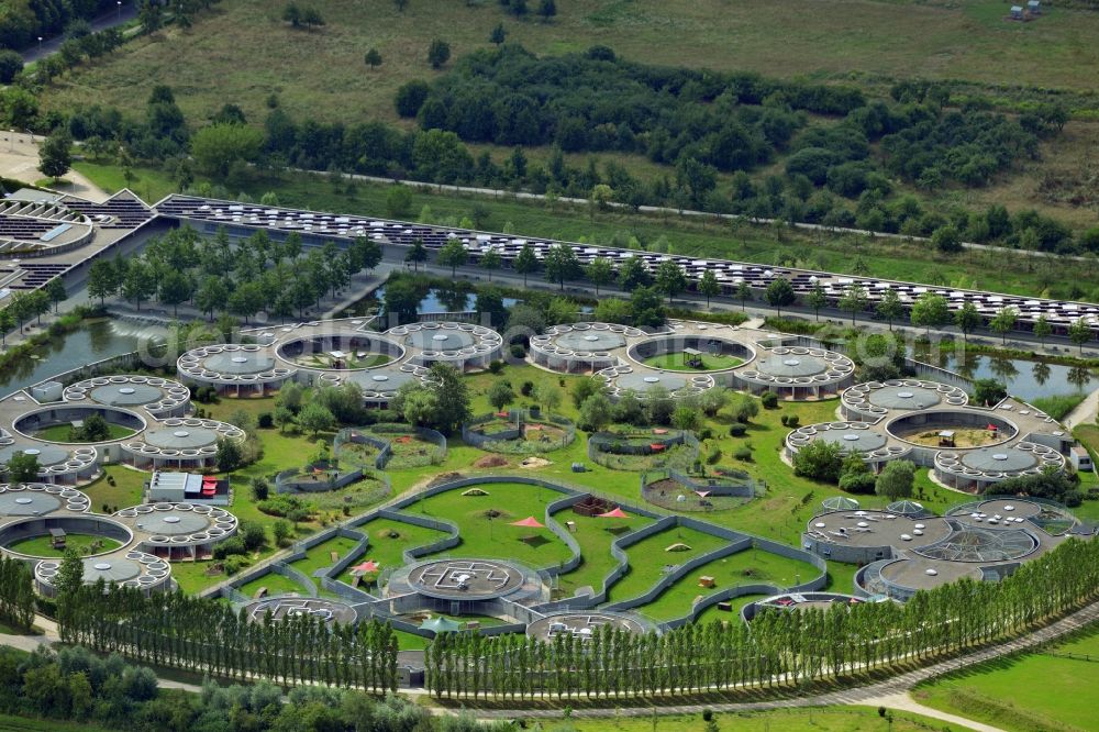 Aerial image Berlin - View of the newly built Berlin animal shelter. With an area of 16 hectares it is one of the largest animal shelters in Europe