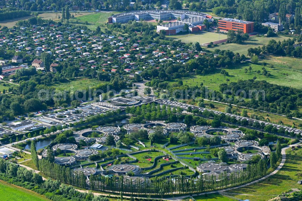 Berlin from above - Site of the animal shelter, also known as the city of animals, destrict Hohenschoenhausen in Berlin in Germany