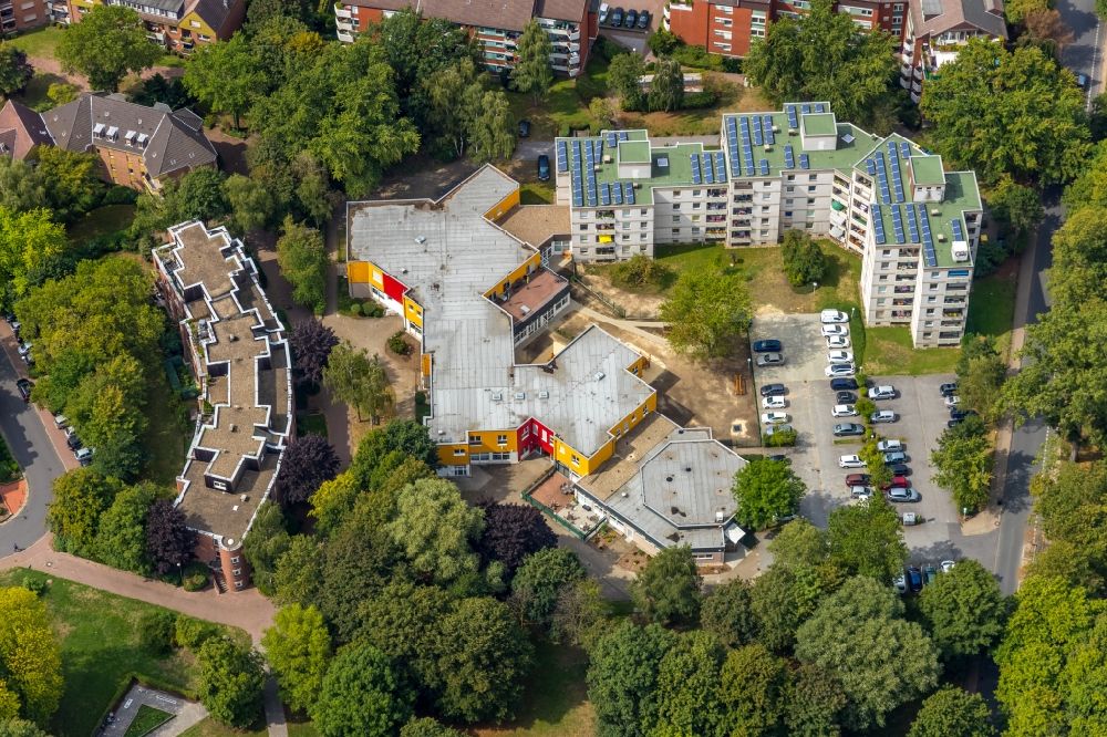 Aerial image Lünen - Dwelling - Building on Marie-Juchacz-Strasse in Luenen in the state North Rhine-Westphalia, Germany