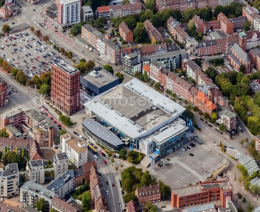 Aerial photograph Kiel - Event and music-concert grounds of the Wunderino - Arena in Kiel in the state Schleswig-Holstein, Germany