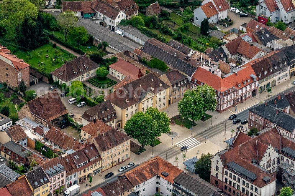 Aerial photograph Emmendingen - Court- Building complex of the in Emmendingen in the state Baden-Wurttemberg, Germany
