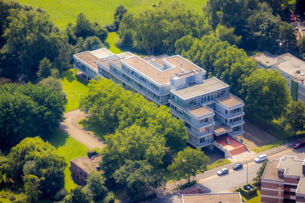 Hamm from above - Court- Building complex of of Landesarbeitsgericht Hamm on Marker Allee in Hamm at Ruhrgebiet in the state North Rhine-Westphalia, Germany