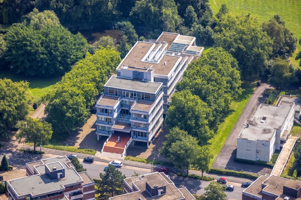Hamm from the bird's eye view: Court- Building complex of of Landesarbeitsgericht Hamm on Marker Allee in Hamm at Ruhrgebiet in the state North Rhine-Westphalia, Germany