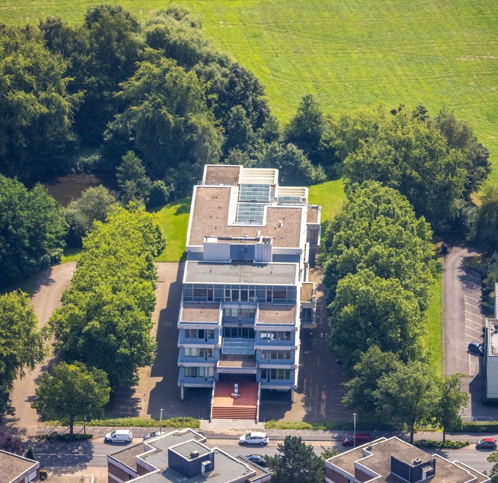 Hamm from above - Court- Building complex of of Landesarbeitsgericht Hamm on Marker Allee in Hamm at Ruhrgebiet in the state North Rhine-Westphalia, Germany