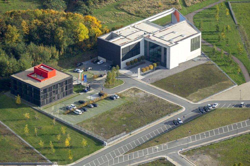 Bochum from above - Building on the Health Campus of Biomedicine Park near Bochum in North Rhine-Westphalia