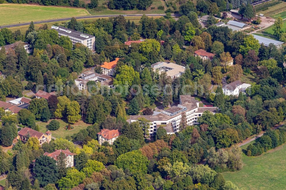 Aerial image Emmendingen - Health and medical center Zentrum fuer Psychiatrie Emmendingen in Emmendingen in the state Baden-Wuerttemberg, Germany