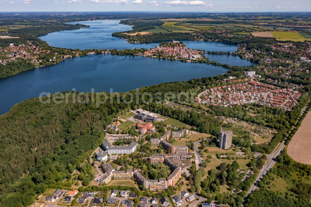 Aerial photograph Ratzeburg - Health and medical center AMEOS in Ratzeburg in the state Schleswig-Holstein, Germany