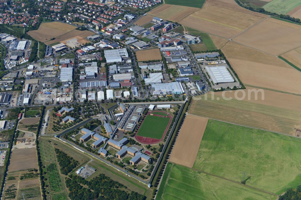Aerial photograph Lengfeld - Industrial estate and company settlement in Lengfeld in the state Bavaria, Germany