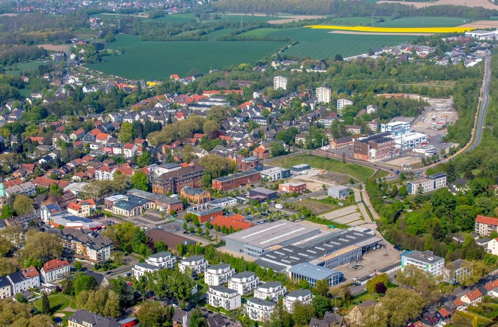 Bochum from the bird's eye view: Industrial estate and company settlement Lothringen in the district Gerthe in Bochum in the state North Rhine-Westphalia, Germany