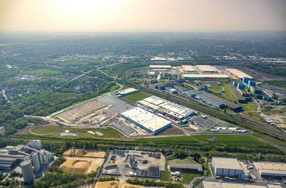 Aerial image Dortmund - Industrial estate and company settlement Westfalenhuette in the district Westfalenhuette in Dortmund at Ruhrgebiet in the state North Rhine-Westphalia, Germany