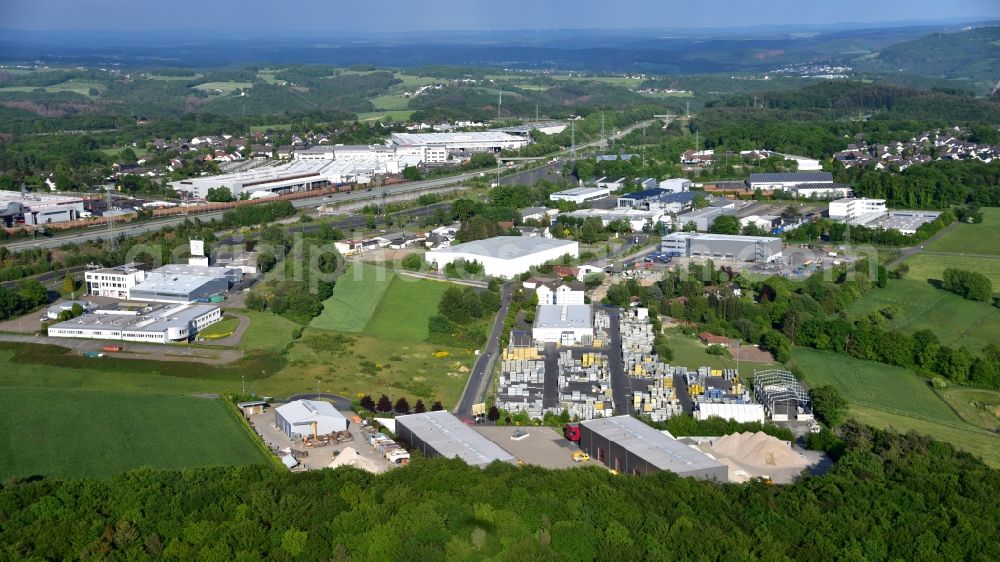 Aerial photograph Windhagen - Windhagen West industrial estate in Windhagen in the state Rhineland-Palatinate, Germany