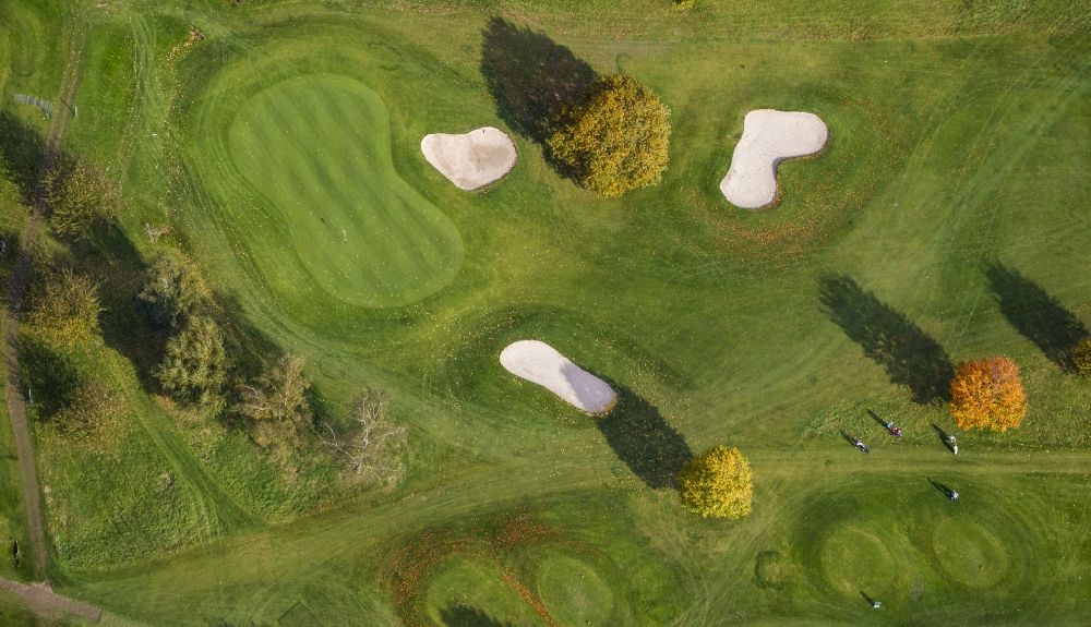Aerial image Velbert - Golfclub Velbert-Gut Kuhlendahl eV near Velbert at the Ruhr area in North Rhine-Westphalia