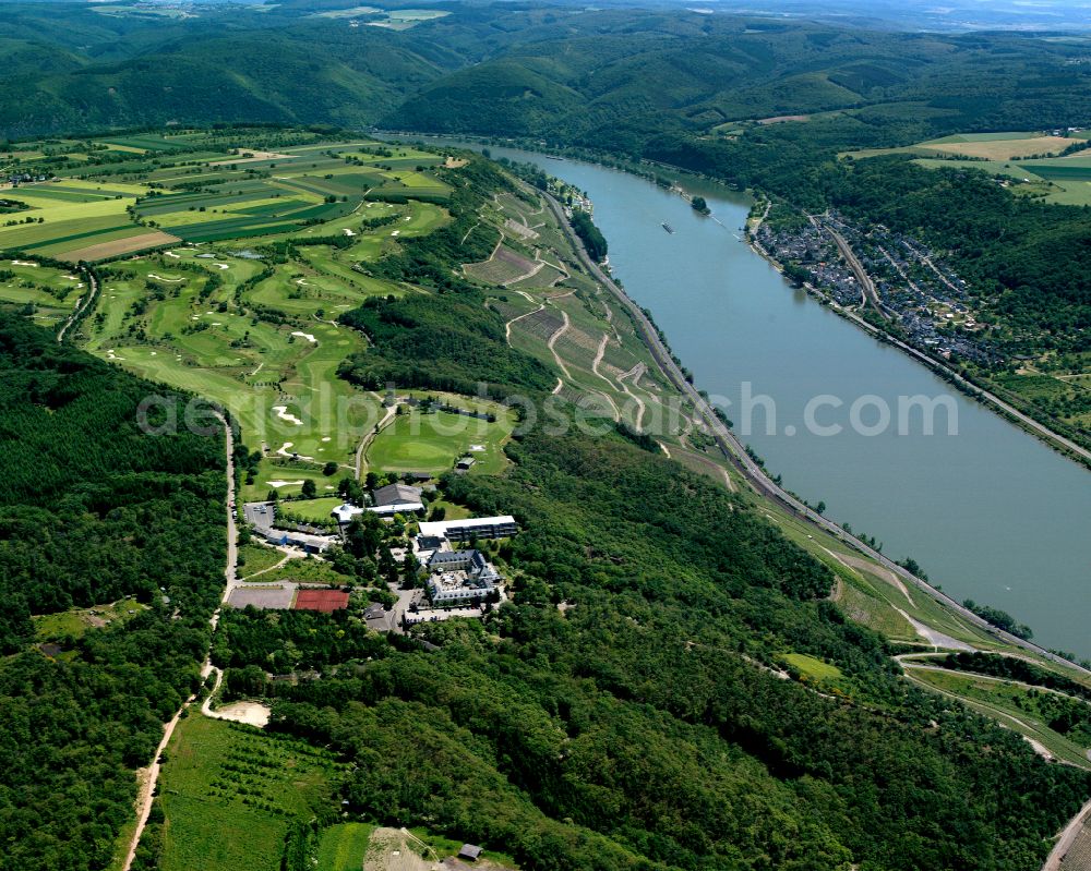 Aerial photograph Boppard - Grounds of the Golf course at in Boppard in the state Rhineland-Palatinate, Germany