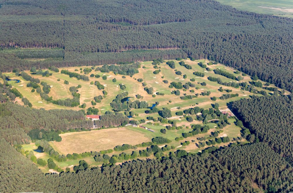 Aerial photograph Nauen - Grounds of the Golf course at Boernicke in Nauen in the state Brandenburg, Germany