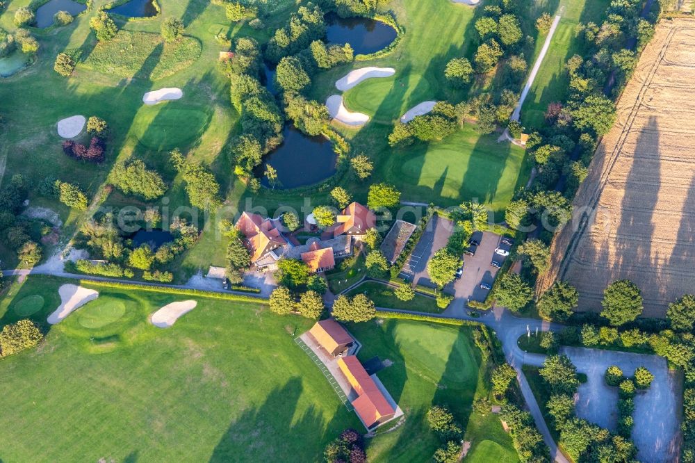 Aerial image Coesfeld - Grounds of the Golf course at of Golf- and Landclub Coesfeld e.V. in the district Stevede in Coesfeld in the state North Rhine-Westphalia, Germany