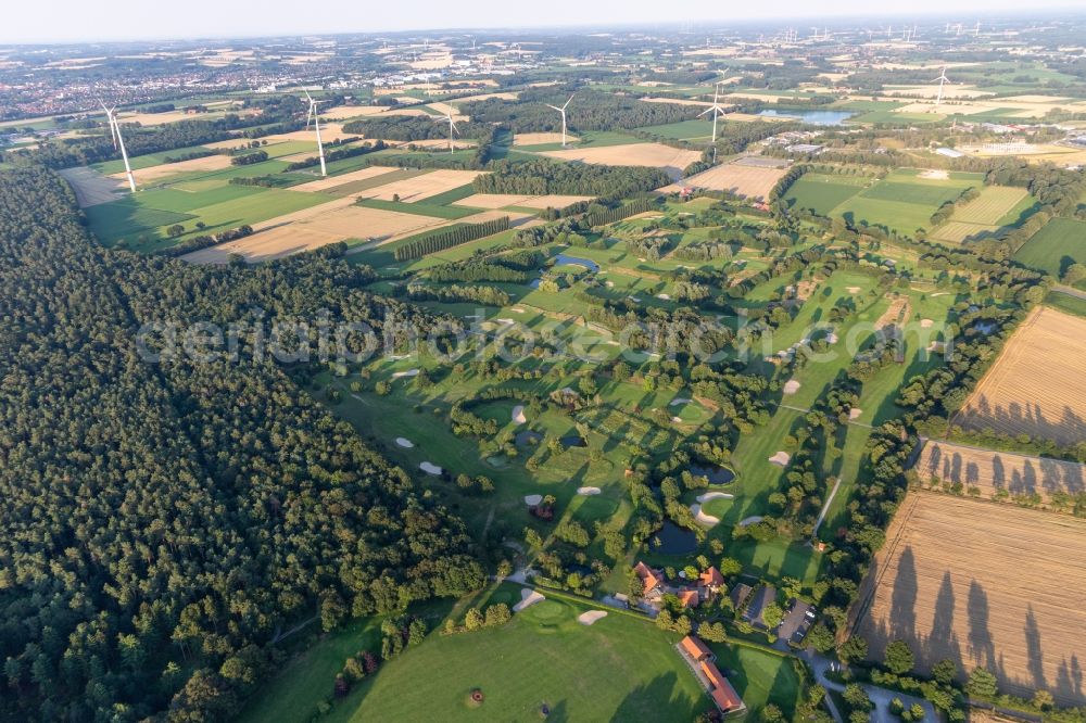 Aerial photograph Coesfeld - Grounds of the Golf course at of Golf- and Landclub Coesfeld e.V. in the district Stevede in Coesfeld in the state North Rhine-Westphalia, Germany