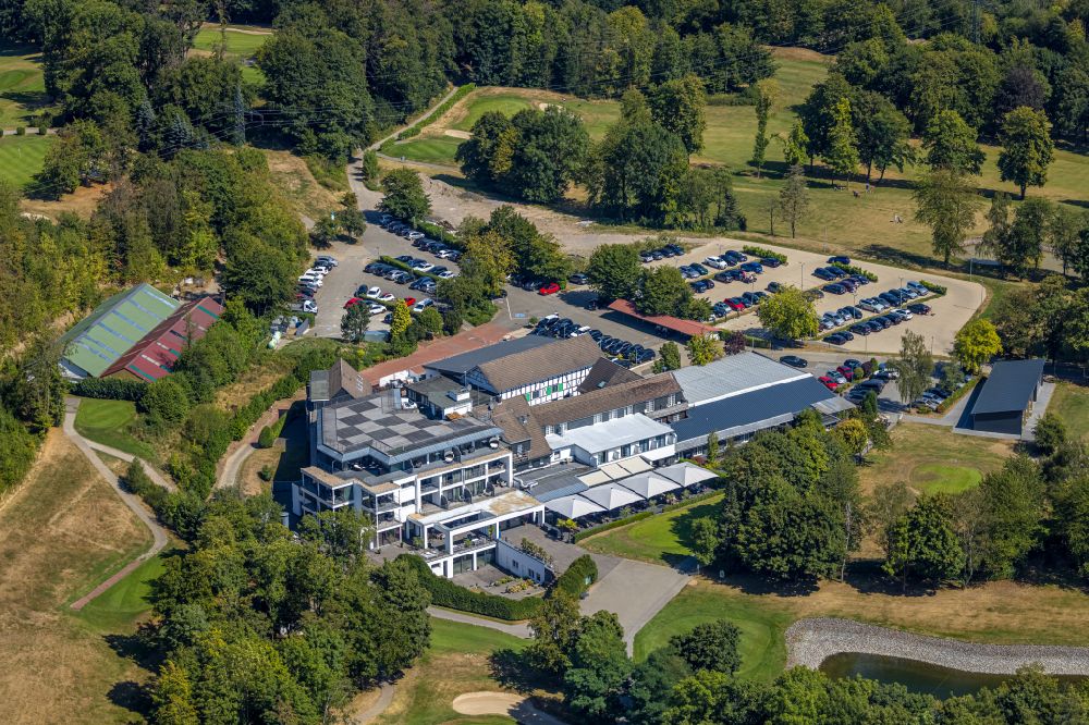 Aerial photograph Sprockhövel - Grounds of the Golf course of Golfclub Felderbach e.V. Frielinghausen in Sprockhoevel in the state North Rhine-Westphalia, Germany