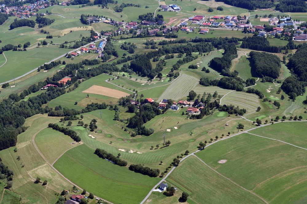 Aerial photograph Rickenbach - Grounds of the Golf course of Golfclub Rickenbach e.V. in Rickenbach in the state Baden-Wuerttemberg, Germany