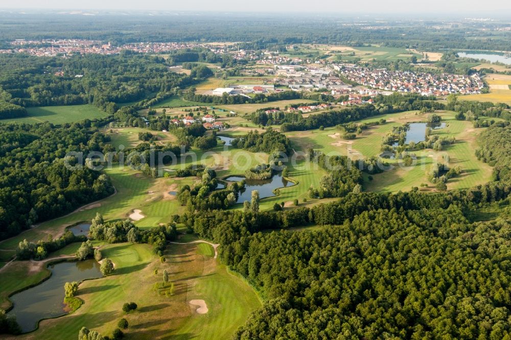 Soufflenheim from the bird's eye view: Grounds of the Golf course at Golfclub Soufflenheim Baden-Baden in Soufflenheim in Grand Est, France