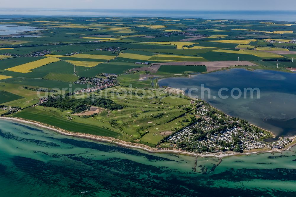Aerial photograph Fehmarn - Grounds of the Golf course at Golfpark Fehmarn on Wulfener-Hals-Weg in Fehmarn in the state Schleswig-Holstein, Germany