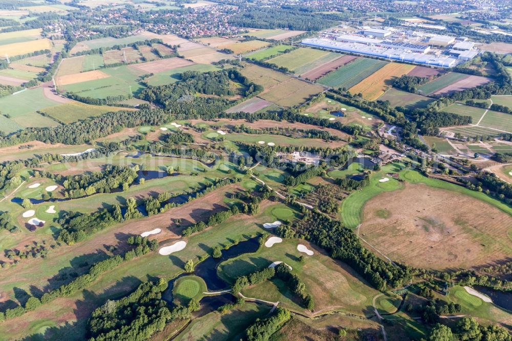 Aerial photograph Winsen (Luhe) - Grounds of the Golf course at Green Eagle Golf Courses in Winsen (Luhe) in the state Lower Saxony, Germany