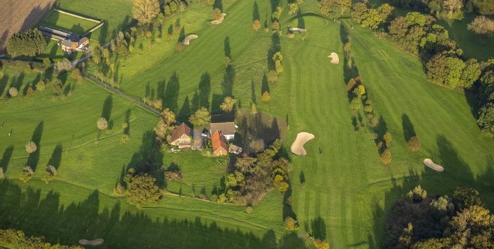 Aerial image Lippetal - Golf Course Golfclub Stahlberg in Lippetal e. V. in Lippetal in North Rhine-Westphalia