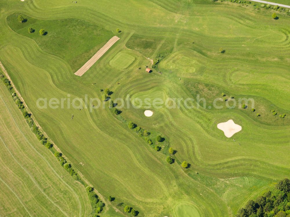 Poppenreut from the bird's eye view: Grounds of the Golf course at in Poppenreut in the state Bavaria, Germany